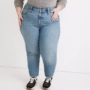 BNWT 26 W Madewell Plus Curvy Perfect Vintage Jean in Banner Wash
